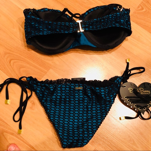 Teal Beach Bunny Love Her Madly Bikini - Picture 4 of 8